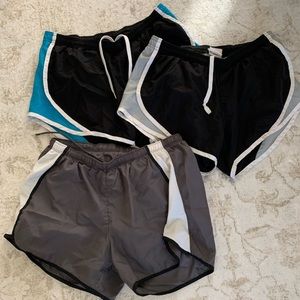 Set of 3 running shorts